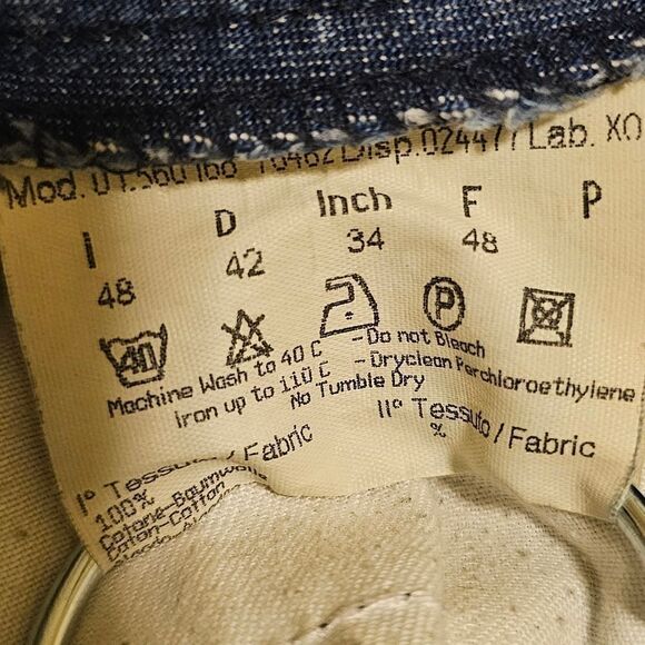 FENDI ROMA Vintage Utility‎ Jeans - Size 34 x 30 - Picture 9 of 10